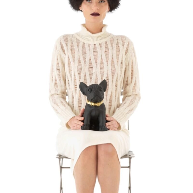 maglione lupetto donna